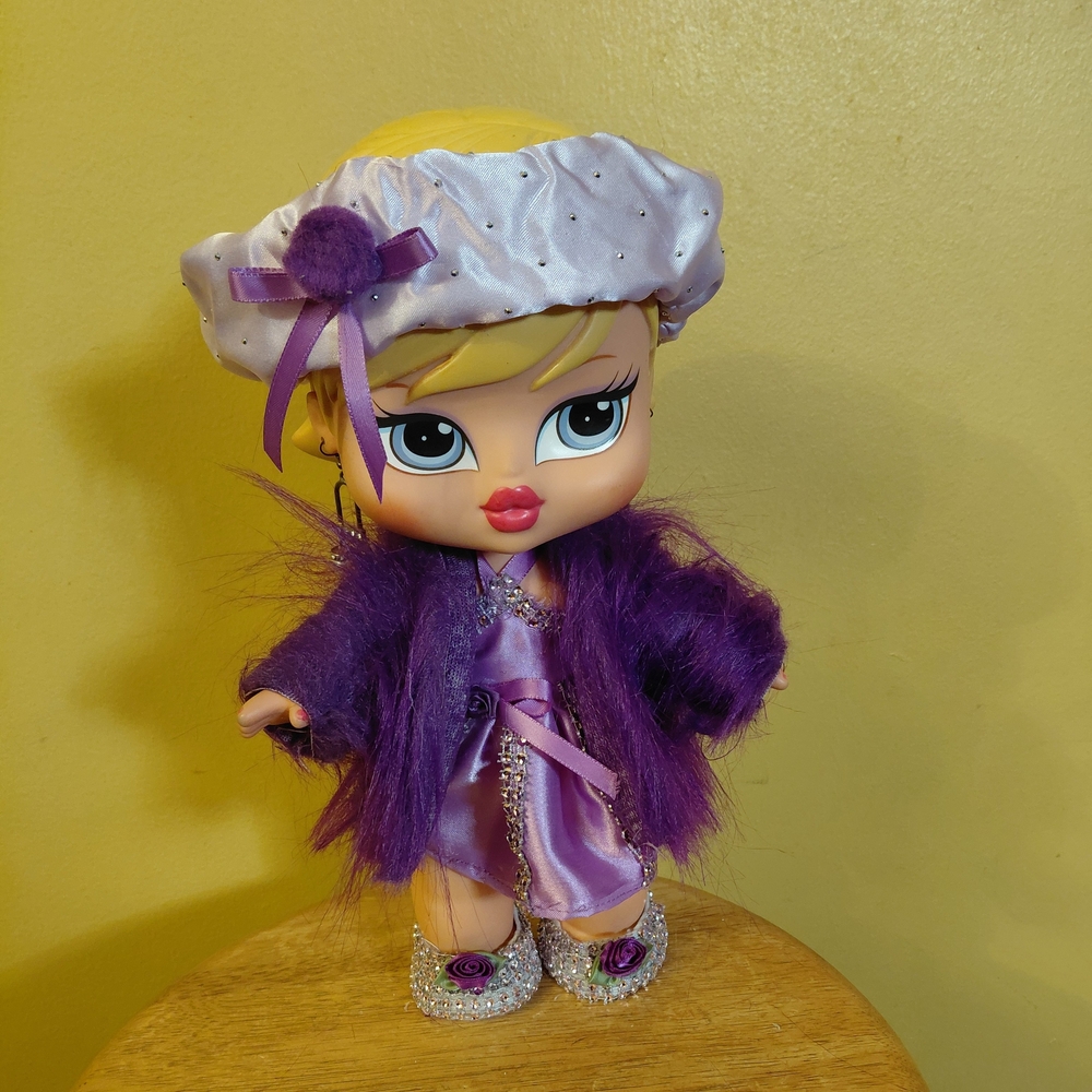 Purple Doll with Hat and Outfit